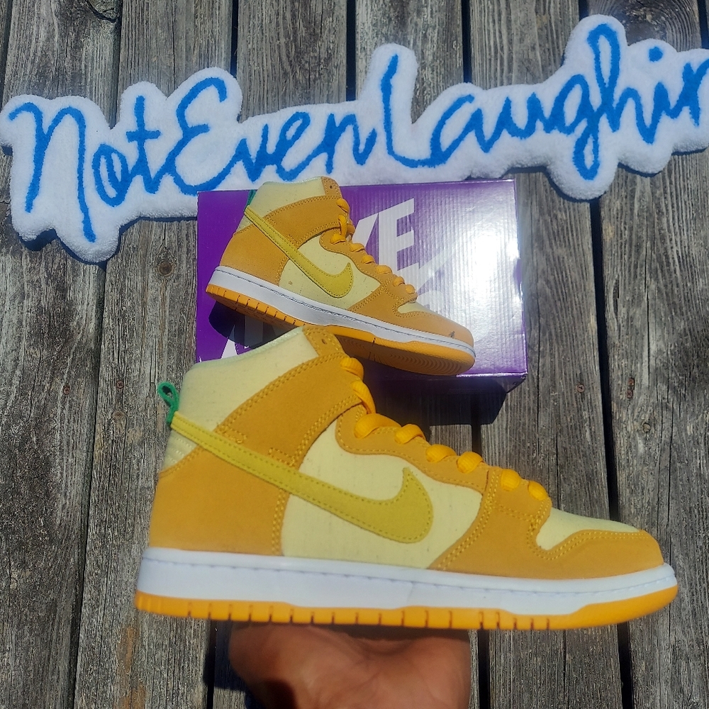 Nike dunk hi Pineapple